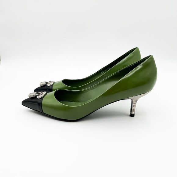 Louis Vuitton LV Monogram Lock Charlotte Pumps Heels EU 39 US 9 - Picture 5 of 16